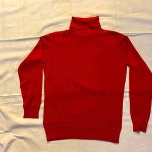 Metallic Turtleneck. Red Size M Excellent condition.